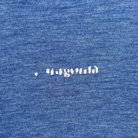 Men's Patagonia T-shirt - Large Blue - Picture 3 of 4